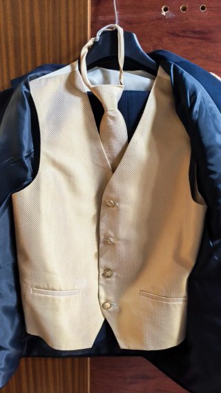 Traje comunión 3 piezas - talla 12 - NUEVO