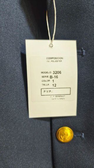 Traje comunión 3 piezas - talla 12 - NUEVO