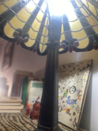 Lámpara Tiffany Cristal Vidriera