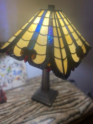 Lámpara Tiffany Cristal Vidriera