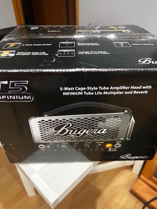 Amplificador guitarra valvulas Bugera T5 INFINIUM