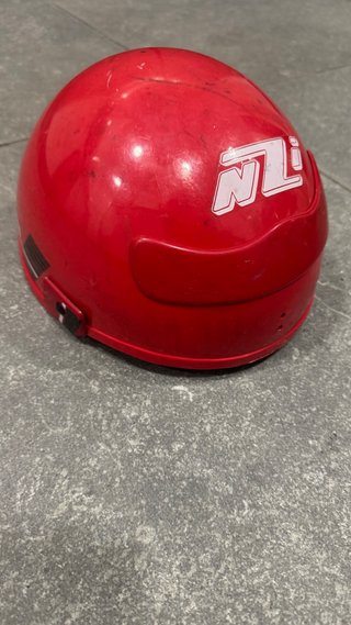 Casco Vespa Rojo Antiguo