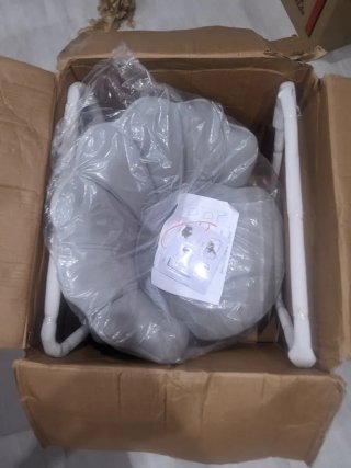 ​Sillón / Silla Tocador Terciopelo Gris Pétalo