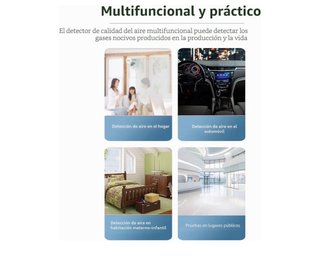 Detector Calidad Aire Multifuncional 6 en 1