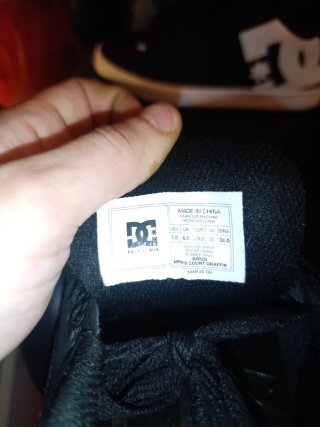 Zapatillas DC Shoes Court Graffik Negras y Blancas