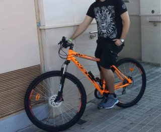 Bicicleta Montaña MTB, WST Poison Aluminio 29: