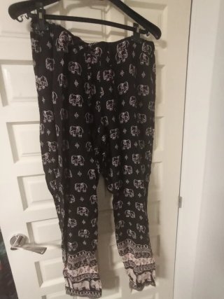 Pantalones estampados elefantes talla única
