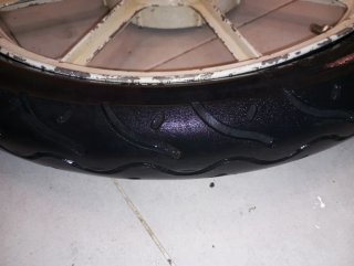 Ruedas Vespino AL Blancas con neumatico