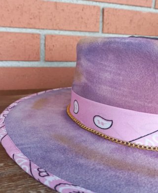 Sombrero Marc Hats Rosa/Morado-negro