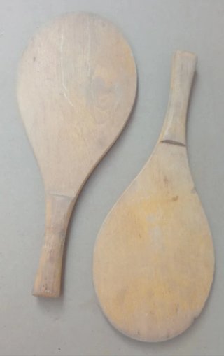 Raquetas Frontón Madera Vintage