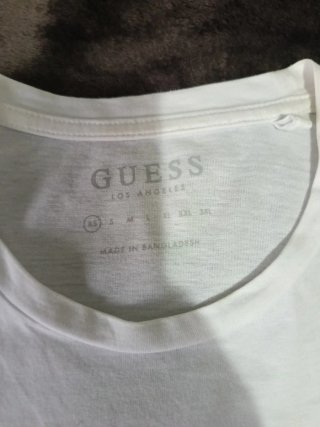 Camiseta Guess Blanca Estampada