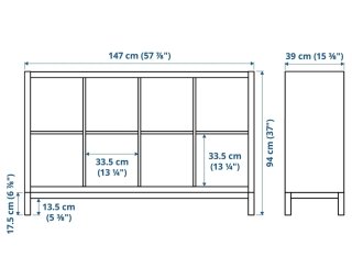 Aparador Ikea Kallax
