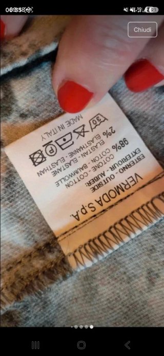Giacca corta Dismero velluto cotone donna
