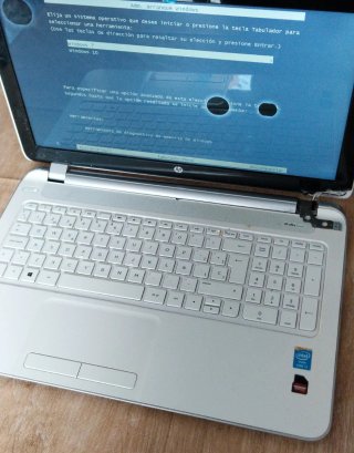 Ordenador portátil HP para piezas