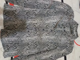 Camisa Marquis Estampado Serpiente Talla M