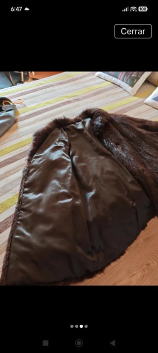 Chaquetón de Marmota Mujer Marrón