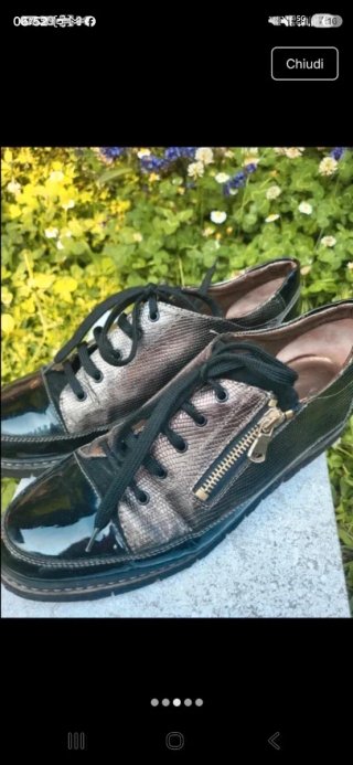 Scarpe donna Matteo Banfi sneakers oro e nere