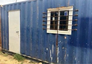 CASETA DE OBRA ( CONTENEDOR ACONDICIONADO 12 m)