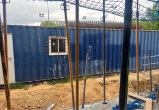 CASETA DE OBRA ( CONTENEDOR ACONDICIONADO 12 m)