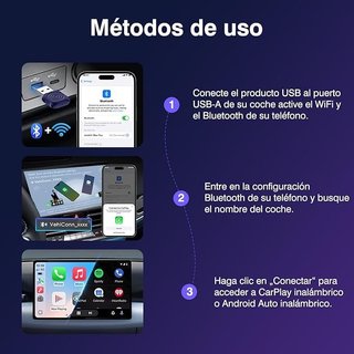 Carlinkit CarPlay Android Auto inalámbrico