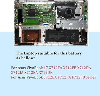 BLESYS B21N1818 C21N1818 Batería Asus VivoBook 17