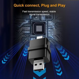 BANKKY Adaptador Inalámbrico CarPlay Android Auto