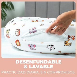 Flowen Almohada Embarazada y Cojin Lactancia selva
