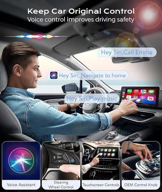 Aceele Adaptador inalámbrico CarPlay iOS 10+