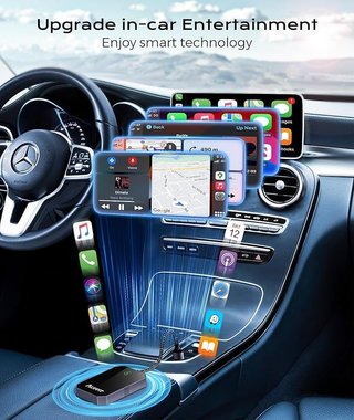 Aceele Adaptador inalámbrico CarPlay iOS 10+