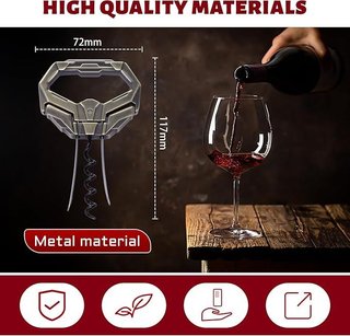 OHAANYY Abridor de vino 3en1 Ah So Bronze-Diamond