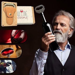 OHAANYY Abridor de vino 3en1 Ah So Bronze-Diamond