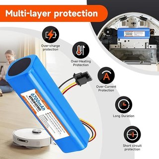 CITYORK Batería 14,4V 6700mAh Dreame D9 Pro D9 Max