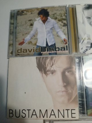 Lote CDs Latinos: Bustamante, Bisbal, Carrasco