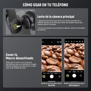 NEEWER BASICS LS-67 2en1 Objetivos Cámara Móvil