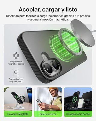Belkin SheerForce Grip Funda iPhone 17 MagSafe