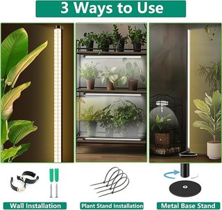 SciFiVisi Lámpara LED plantas temporizador 3 modos