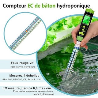YINMIK Probador EC TDS Medidor Conductividad