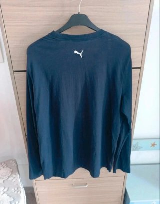 Maglietta Puma Uomo Manica Lunga Blu XL
