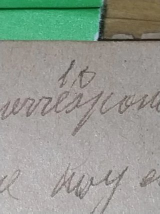Manuscrito Feliz Año Nuevo Carlos Herrero Muñoz