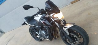 Kawasaki Z650 Naked Plata/Negra