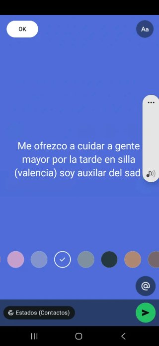 Mw ofrezco a cuidar a gente mayor z la tarde