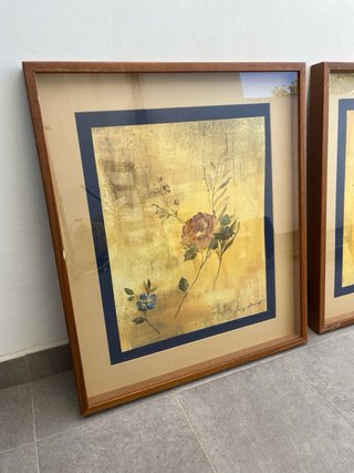 2 Cuadros Decorativos Flores