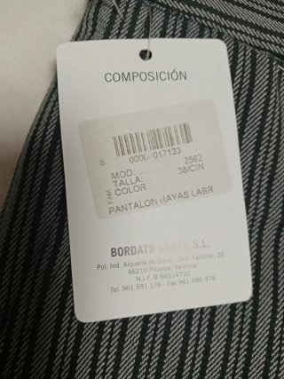 Pantalón fallero Bordados Casti T38