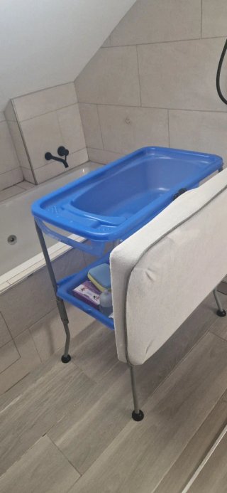 Bañera cambiador plegable bebé