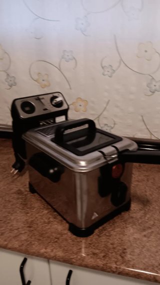 Freidora eléctrica acero inoxidable