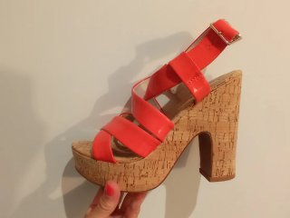 Sandalias Bimba y Lola Naranja Talla 38