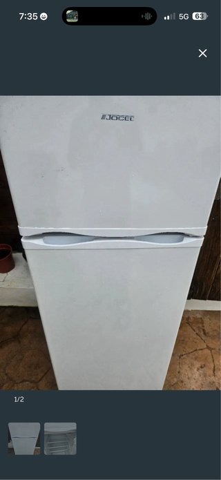 Nevera Jocel 2 puertas 142,8 cm