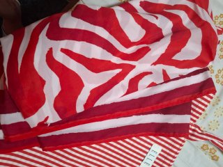 Conjunto playa: pareo y bolsa rayas