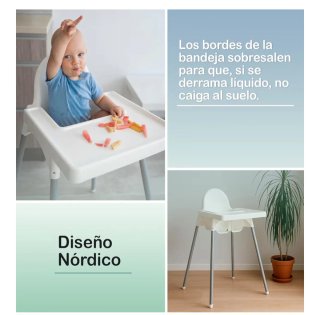 Trona Alta Premium con Bandeja Extraíble