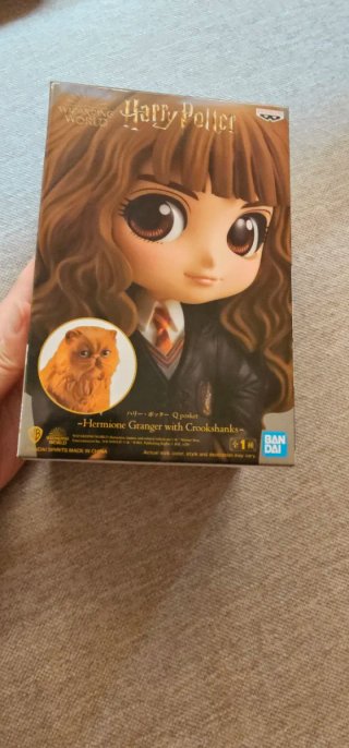 Figura Hermione Granger Q posket con Crookshanks